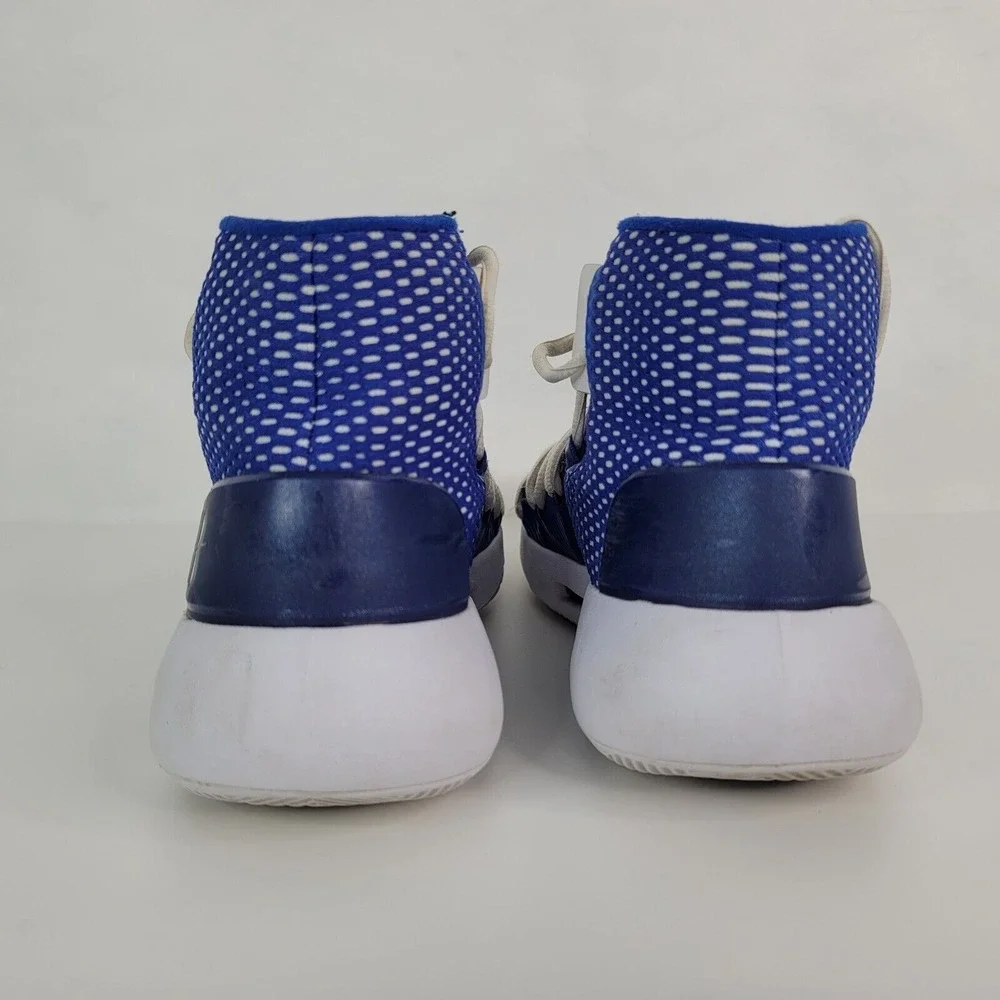 Under Armour HOVR Havoc Basketball Shoes Blue Ankle Boy Youth Size 5 3020617-400